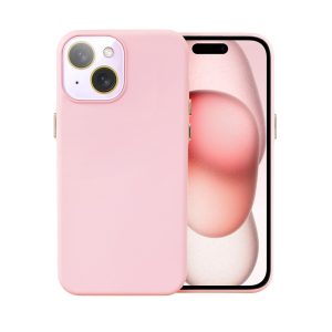 etui do iphone 15 soft silicone protect, z osłoną aparatu, czarne (kopia)