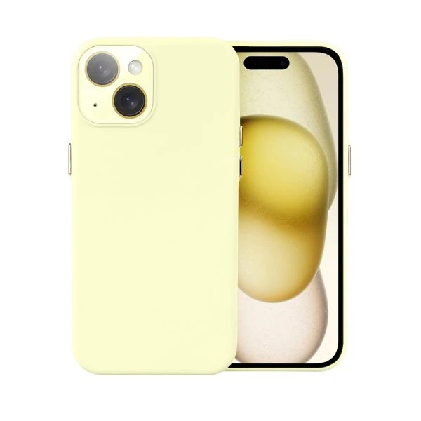 etui do iphone 15 soft silicone protect, z osłoną aparatu, szare (kopia)