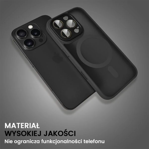 etui do iphone 16 pro color flush z magsafe, z osłoną aparatu, czarne