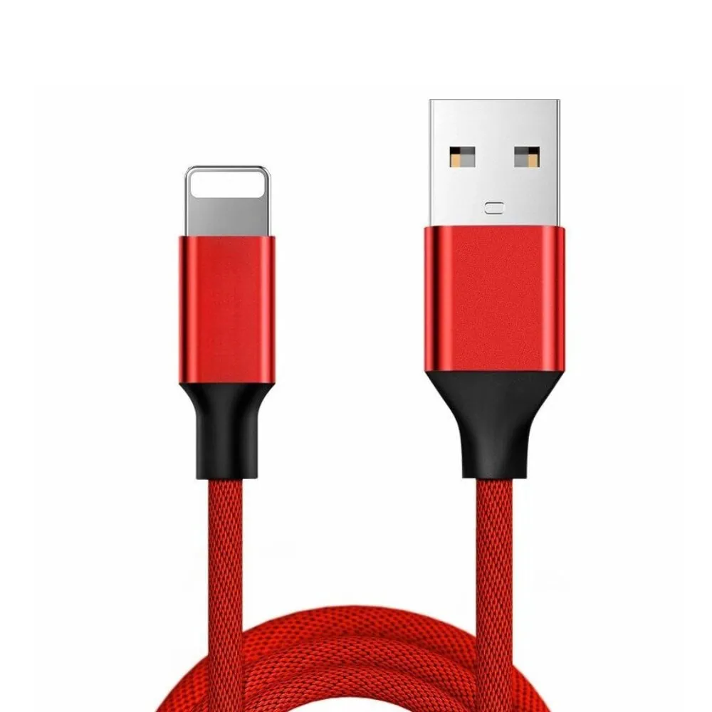 kabel usb lightning, 1.8 metra, czerwony (2)