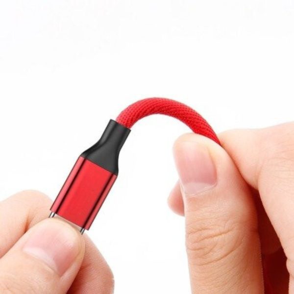 kabel usb lightning, 1.8 metra, czerwony (4)