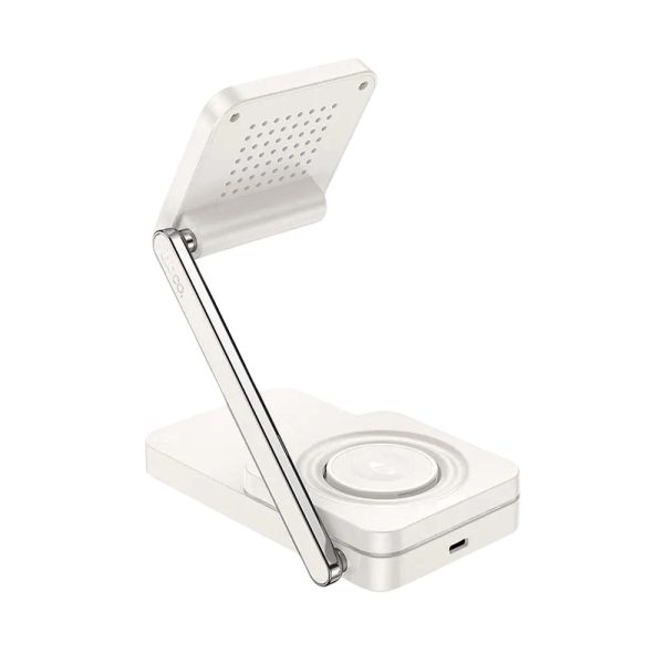 Ładowarka 3w1 z magsafe, iphone, apple watch, airpods, 15w, biała