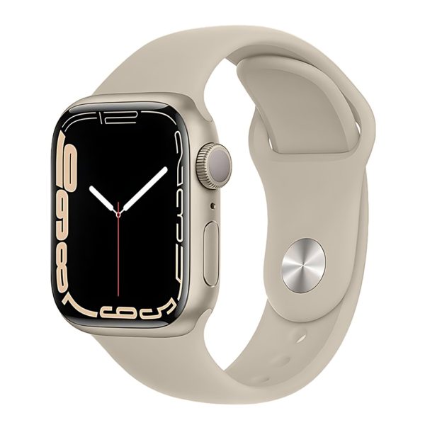 sportowy pasek silikonowy do zegarka apple watch series 3 9 / se 42/44/45/49 mm – kawa z mlekiem