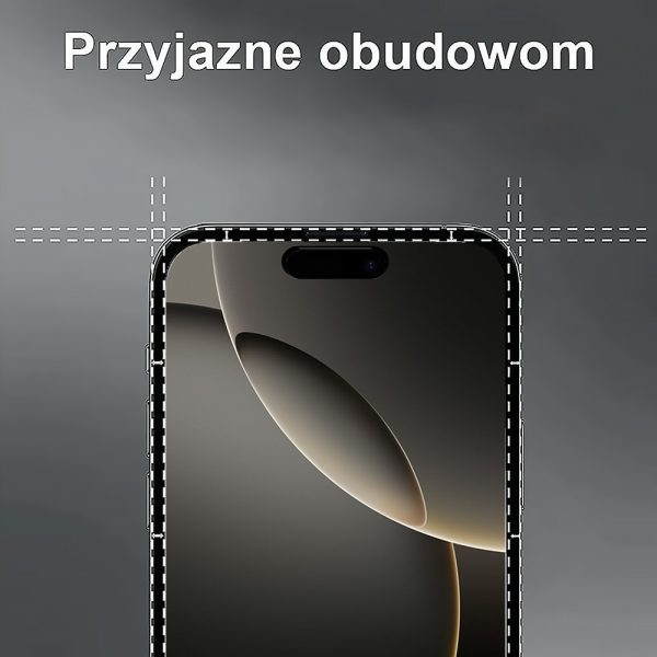 szkło hartowane wzmacniane 9h na ekran do iphone 16 pro