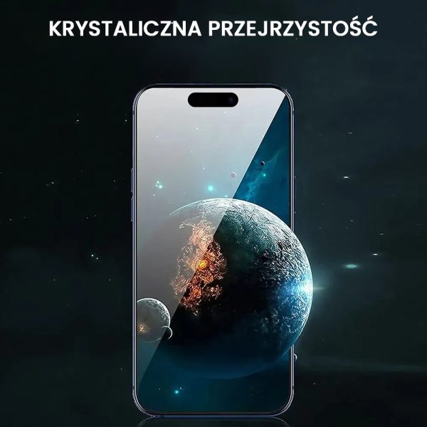 szkło hartowane wzmacniane 9h na ekran do iphone 16 pro