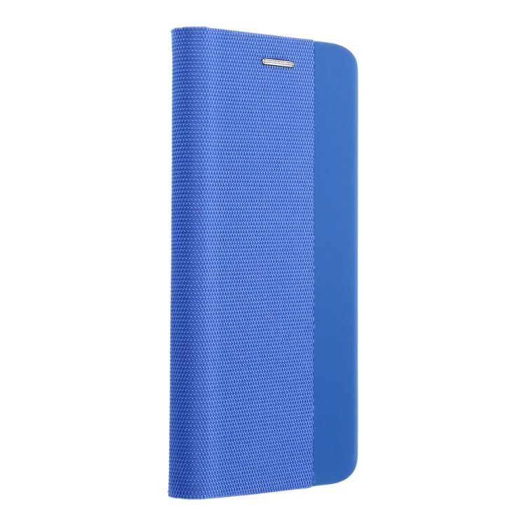 etui do iphone 15 eleganckie stylowe niebieskie z klapką