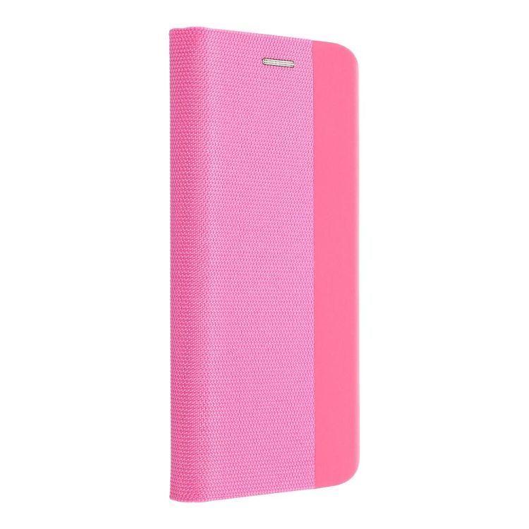 etui do iphone 15 eleganckie stylowe różowe z klapką
