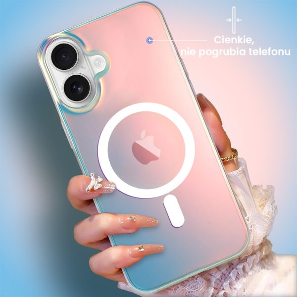 etui do iphone 16 plus magsafe california sunset, zmieniające kolor