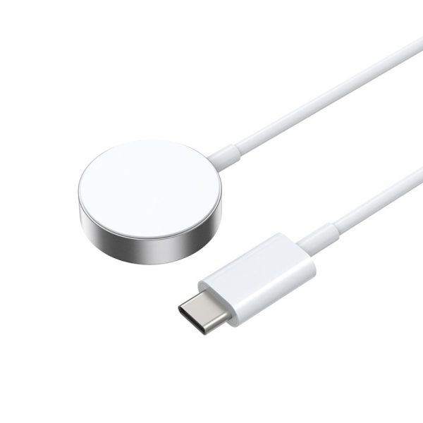 Ładowarka magnetyczna do apple watch usb typ c, 5w, biała