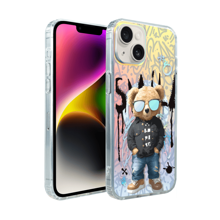 etui do iphone 14 magsafe calibear, pink car, zmieniające kolor (kopia)