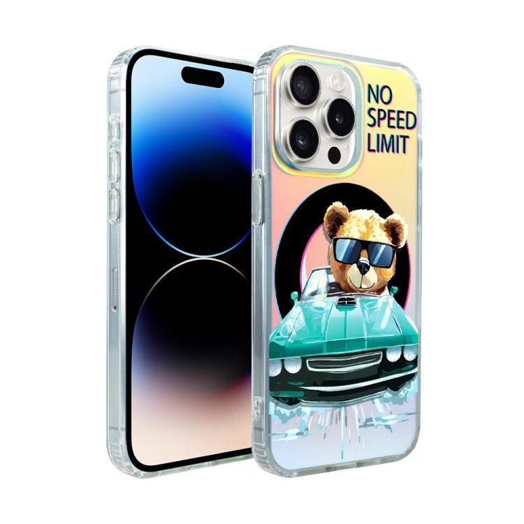 etui do iphone 14 pro max magsafe calibear, pink car, zmieniające kolor (kopia)