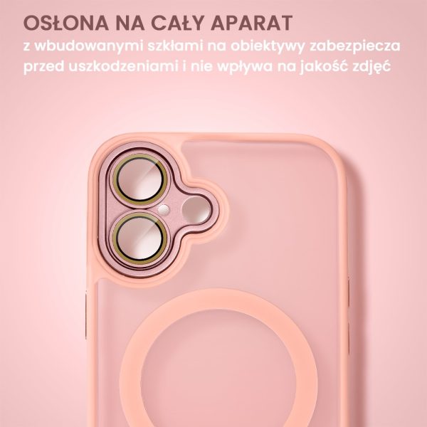 etui do iphone 16 color flush z magsafe, z osłoną aparatu, fioletowe (kopia)