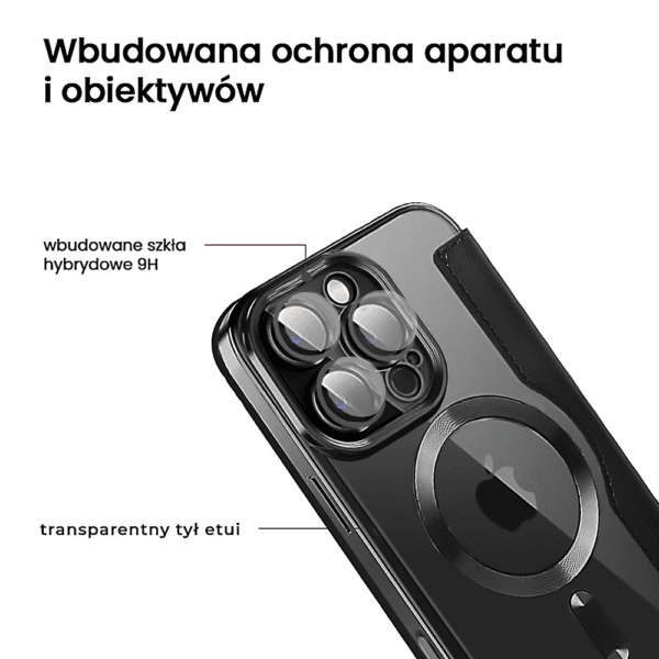 Etui na telefon z ochroną aparatu.