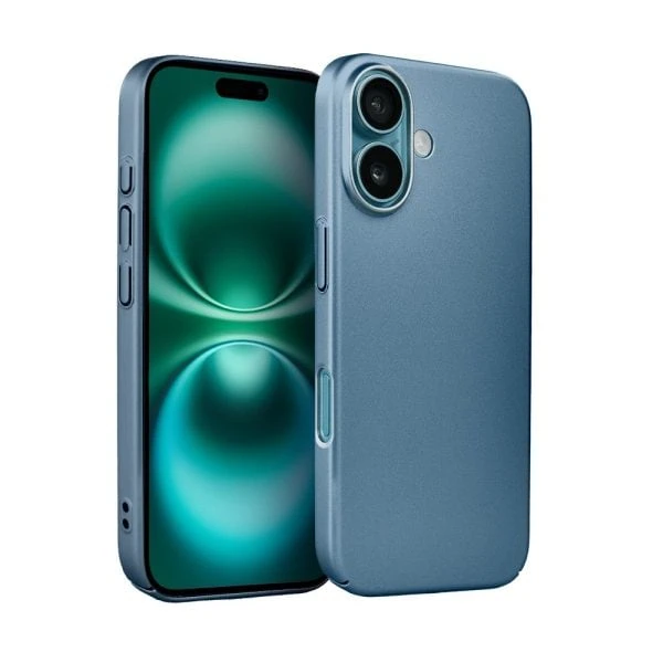 etui do iphone 16 skin matt satynowe ultra cienkie, berylowa zieleń