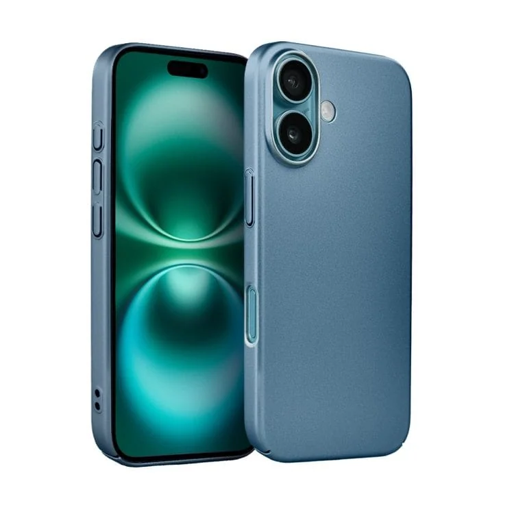 etui do iphone 16 skin matt satynowe ultra cienkie, berylowa zieleń