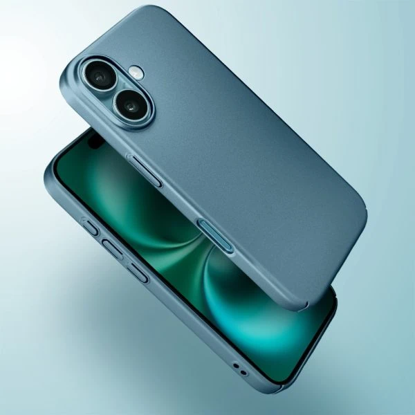 etui do iphone 16 skin matt satynowe ultra cienkie, berylowa zieleń
