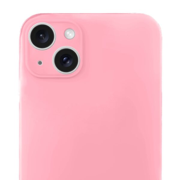 Różowy smartfon, podwójny aparat fotograficzny.