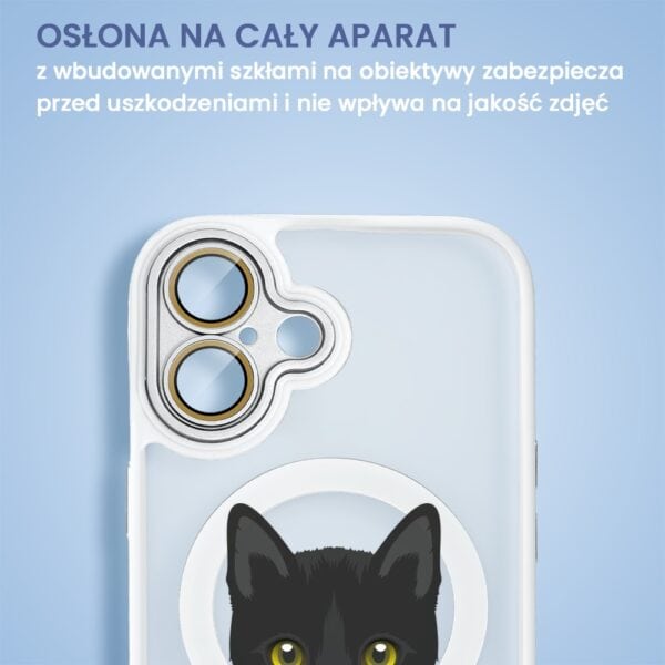 Etui na telefon z ochroną obiektywu aparatu.