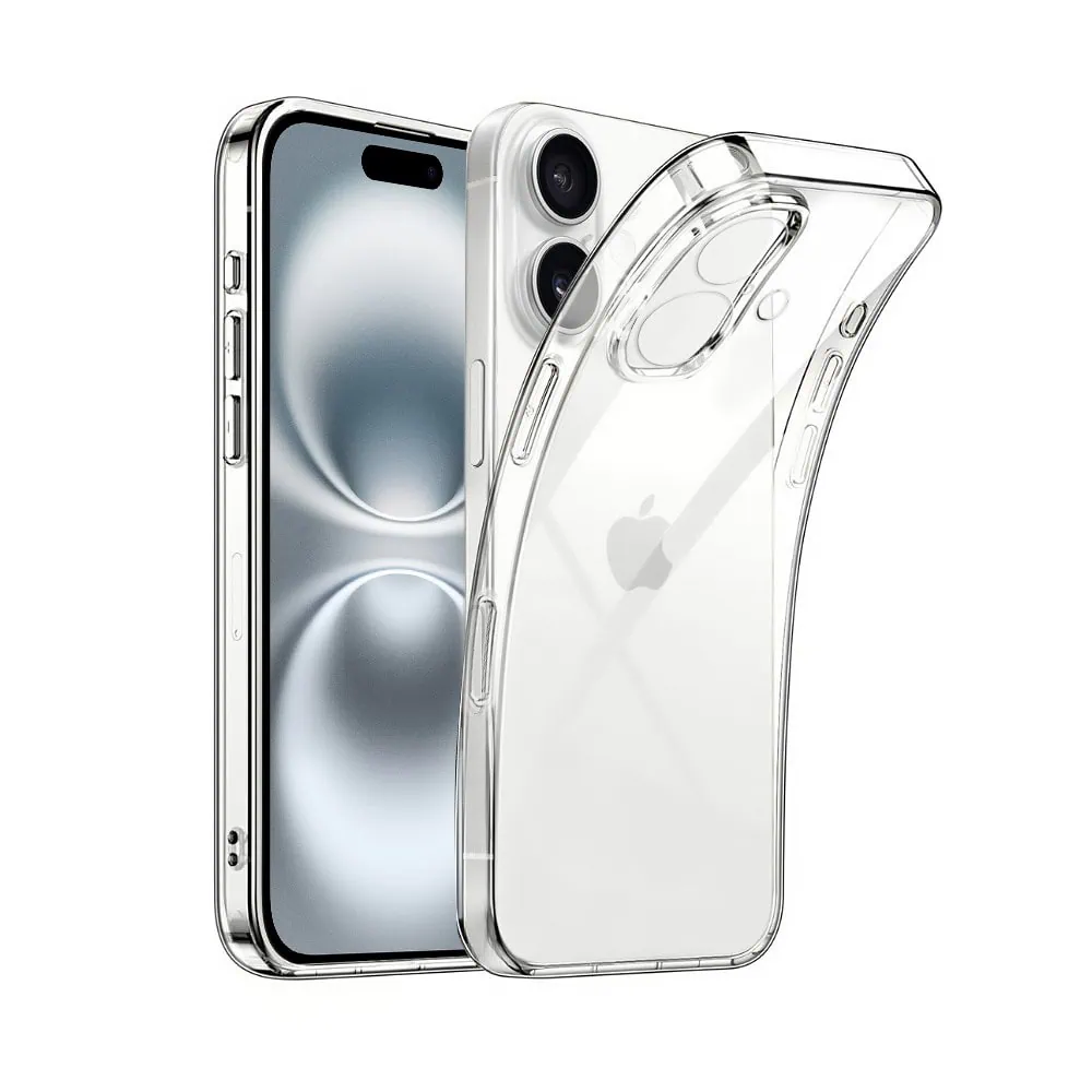 Etui do iPhone 16 Plus Crystal Cam, ochrona kamery, przeźroczyste, transparentne