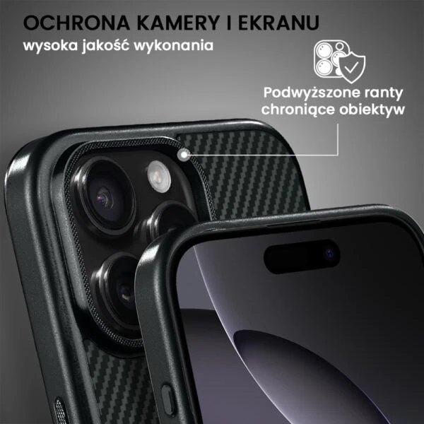 Etui na telefon z ochroną kamery i ekranu.
