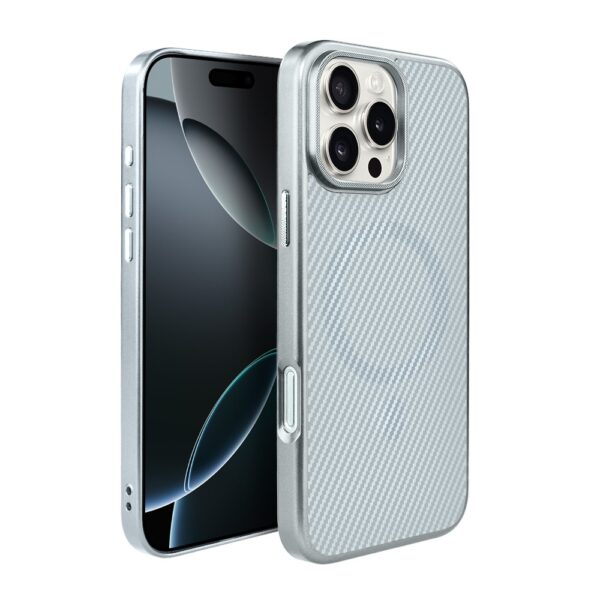 Nowoczesny smartfon z potrójnym aparatem i etui.