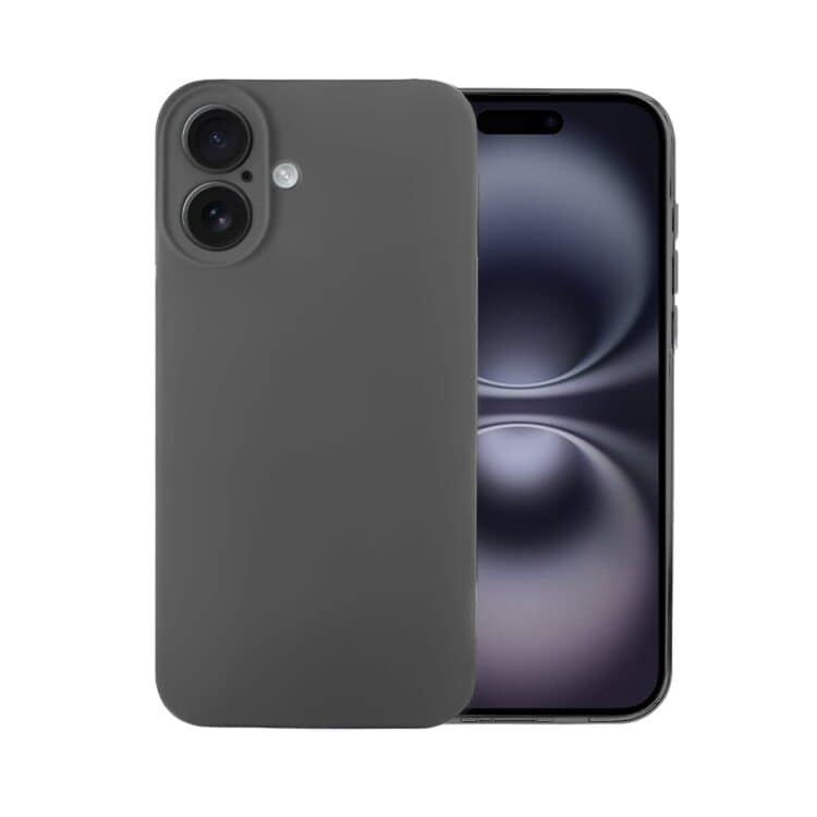 Czarny smartfon z podwójnym aparatem.