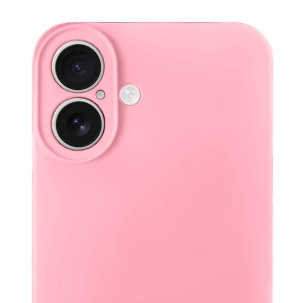 Różowy smartfon, podwójny aparat fotograficzny.