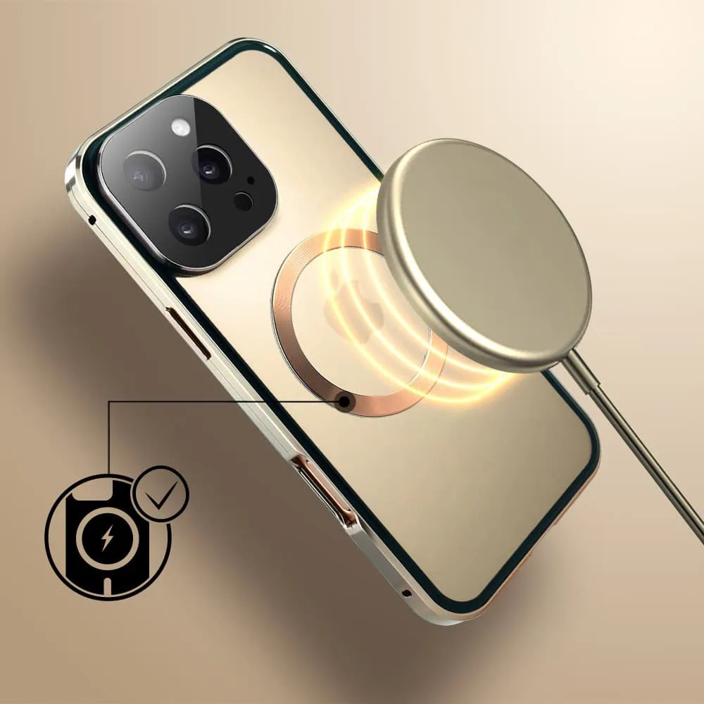 Obudowa-do-iPhone-16-Pro-podwojna-szyba-i-aluminium-360°-przod-tyl-magnetyczna-matowy-tyl-z-MagSafe-i-oslona-aparatu-tytan-pustynny-pop-6 Smartfon z MagSafe, ładowanie bezprzewodowe, akcesoria.