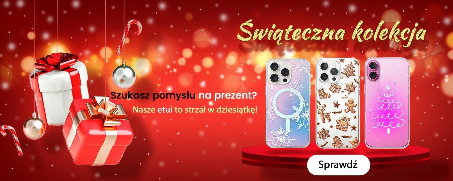 Pomysły na świąteczne etui na telefon.