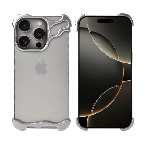 iPhone z etui i ekranem z grafiką.