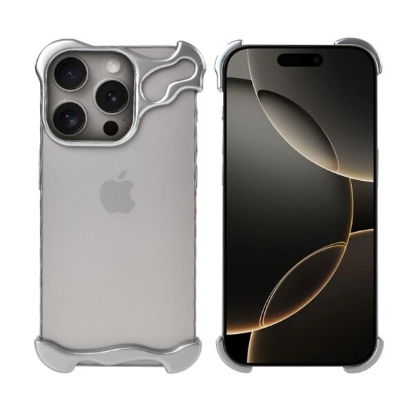 iPhone w przezroczystym etui obok.
