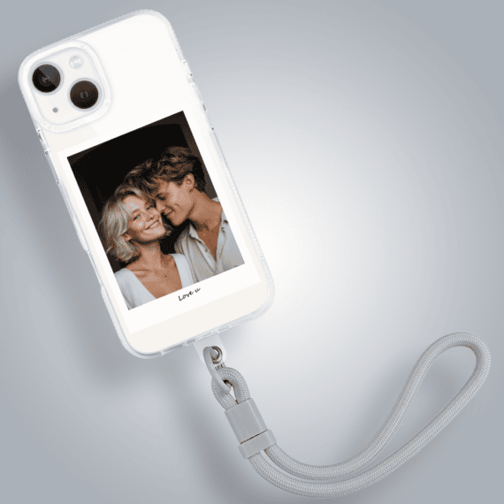 Etui do iPhone 13 z MagSafe, Polaroid z własnym zdjęciem, upominek na prezent, przeźroczyst (3)