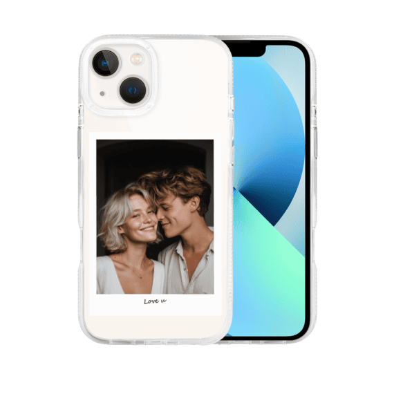 Etui do iPhone 13 z MagSafe, Polaroid z własnym zdjęciem, upominek na prezent, przeźroczyst (6)