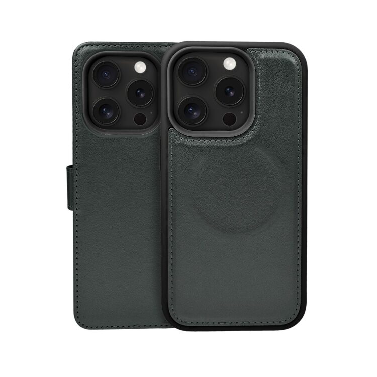 Etui do iPhone 16 Pro 3w1 Magsafe Double Book, zestaw etui oraz kabura z podstawką, czarne (4)