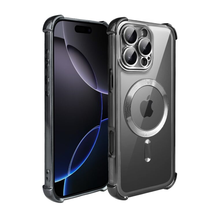 Etui do iPhone 16 Pro Magsafe Luxury Anti-Shock Lens Protect, czarne (2)