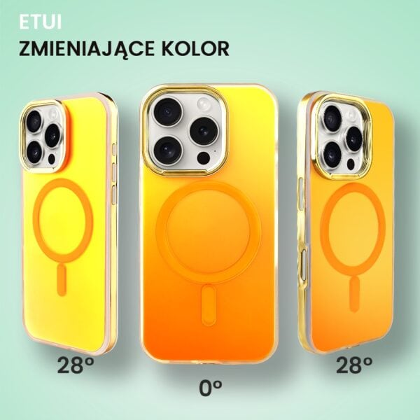Pokrowce na smartfon zmieniające kolor temperaturą.