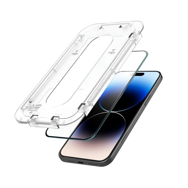 Szkło hartowane na ekran 9H do iPhone 14 Pro z aplikatorem (1)