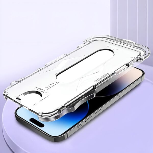 Szkło hartowane na ekran 9H do iPhone 14 Pro z aplikatorem (2)