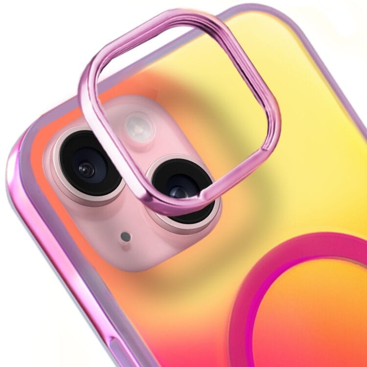 Zapasowa ramka aparatu do Etui Miami Vibe iPhone 15, różowa (2)