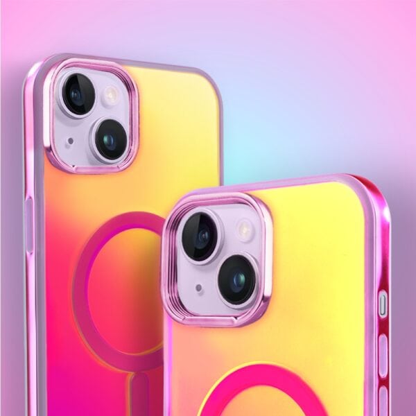 Zapasowa ramka aparatu do etui Miami Vibe iPhone 14, różowa (4)
