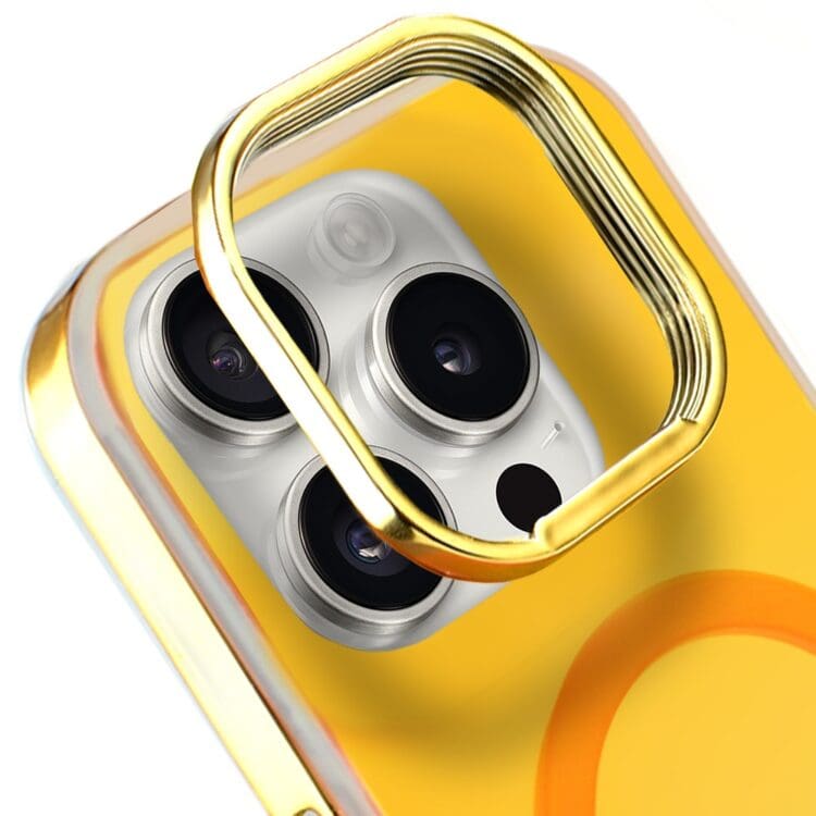 Zapasowa ramka aparatu do etui Miami Vibe iPhone 16 Pro16 Pro Max, złota (2)