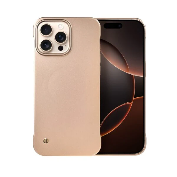 Etui do iPhone 16 Pro Max Skin Matt z MagSafe, satynowe z wyciętymi bokami, pustynny brąz (4)