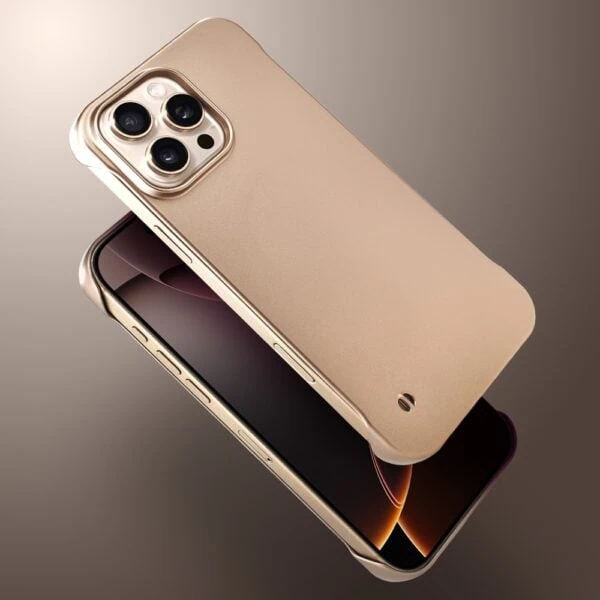 Etui do iPhone 16 Pro Max Skin Matt z MagSafe, satynowe z wyciętymi bokami, pustynny brąz (6)