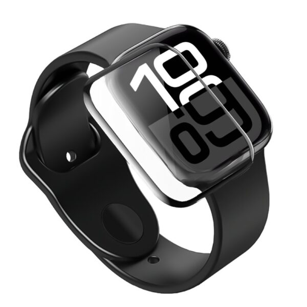 Szkło hybrydowe 5D niewidoczne na cały ekran do Apple Watch Series 10 - 42 mm (6)