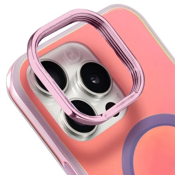 Zapasowa ramka aparatu do Etui Miami Vibe iPhone 15 Pro, różowa (1)