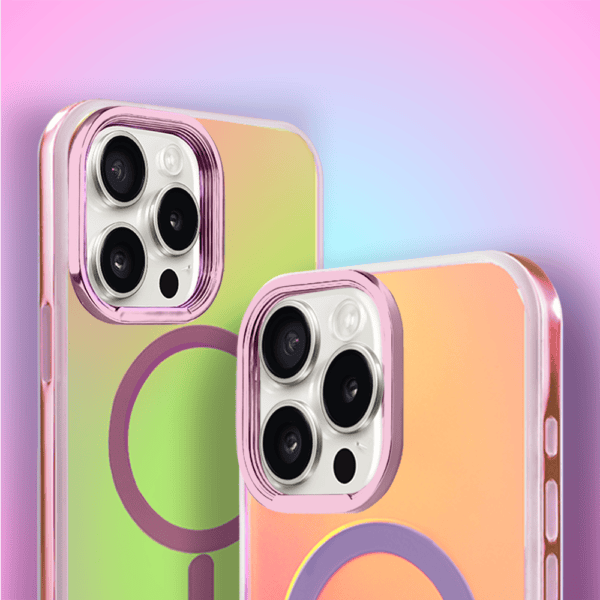 Zapasowa ramka aparatu do Etui Miami Vibe iPhone 15 Pro, różowa (3)