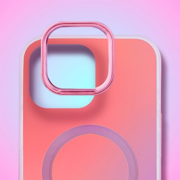 Zapasowa ramka aparatu do etui Miami Vibe iPhone 14, różowe (2)