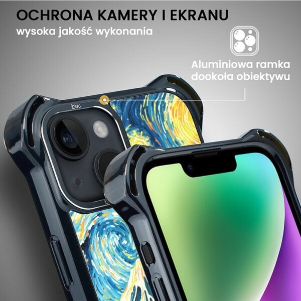 Etui do iPhone 14 Plus, Ibizu DropGuard Ultra z MagSafe, Van Gogh, gwieździsta noc (5)