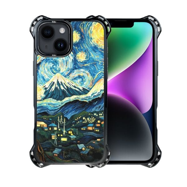 Etui do iPhone 14 Plus, Ibizu DropGuard Ultra z MagSafe, Van Gogh, gwieździsta noc (8)