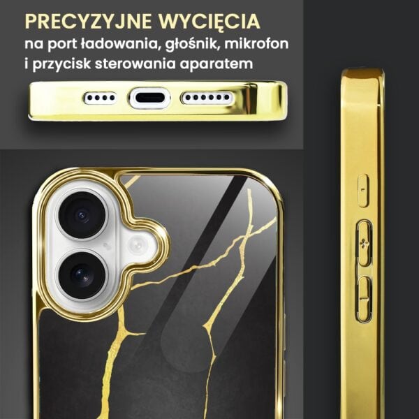 Etui-do-iPhone-16-Elite-Glass-z-MagSafe-Kintsugi-czarna-porcelana-zlote-pop-1